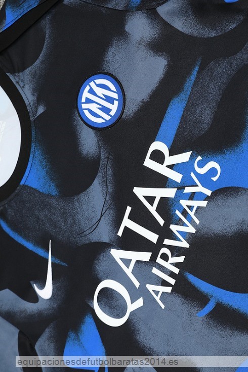 Nuevo Entrenamiento Conjunto Completo Inter Milan 24/25 Azul Gris Baratas